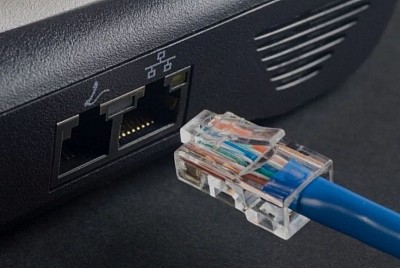 Wired internet connection
